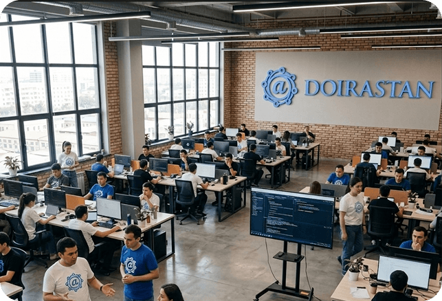 Команда Doirastan в офисе
